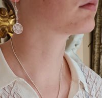 Hematite Venus earrings