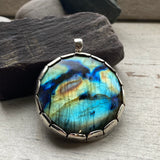 Large Labradorite Pendant