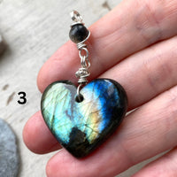 Labradorite Heart necklace