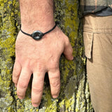 Selection of Leather adjustable Gemstone bracelets