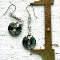 Labradorite earrings