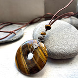 Large Tiger Iron pendant