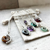 Tiny Lyra necklaces