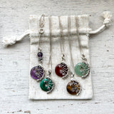 Tiny Lyra necklaces