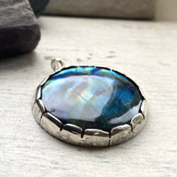 Large Labradorite Pendant
