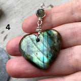 Labradorite Heart necklace