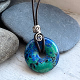 Azurite & Malachite pendant