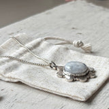 Rainbow Moonstone Flower