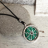 Malachite eclipse necklace