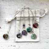 Tiny Lyra necklaces