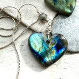 Labradorite Heart necklace