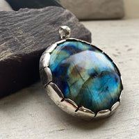 Large Labradorite Pendant