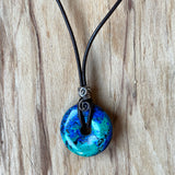 Azurite & Malachite pendant