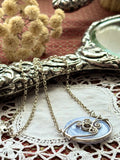 Blue Lace Agate choker necklace