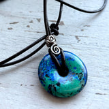 Azurite & Malachite pendant