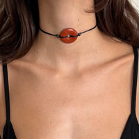 Choker necklaces 30mm stone
