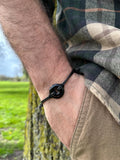 Selection of Leather adjustable Gemstone bracelets
