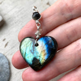 Labradorite Heart necklace