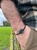 Selection of Leather adjustable Gemstone bracelets