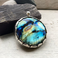 Large Labradorite Pendant