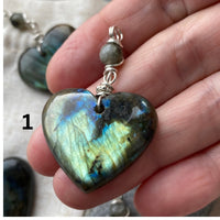 Labradorite Heart necklace