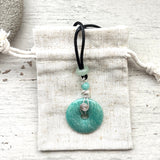 Amazonite Spiral Rock pendant
