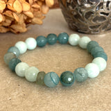 Natural Gemstone elasticated bracelets