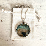 Large Labradorite Pendant