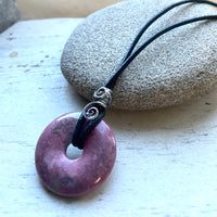 Rhodonite pendants