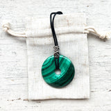 Large 40mm Malachite Spiral rock