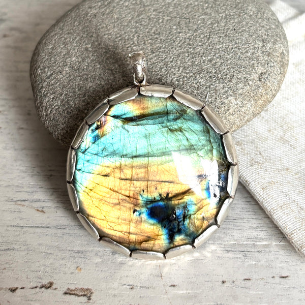 Large Labradorite Pendant