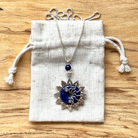 Lapis Lazuli star necklace