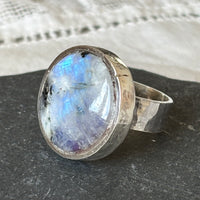 Labradorite Silver Rings
