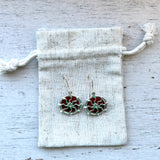 Red Carnelian Sun earrings