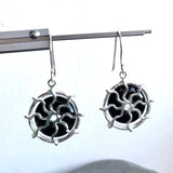 Black Onyx Sun earrings
