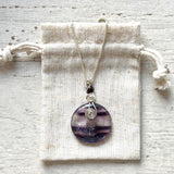 Rainbow Flourite pendant