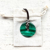 Large 40mm Malachite Spiral rock