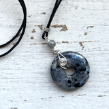 Larvikite pendants