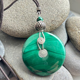 Large 40mm Malachite Spiral rock