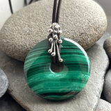 Large 40mm Malachite Spiral rock