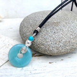 Small Spiral Rock pendants
