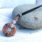 Small Spiral Rock pendants
