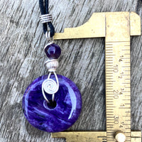 Charoite pendant