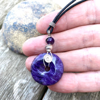 Charoite pendant