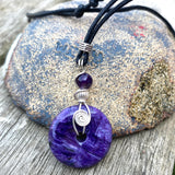 Charoite pendant