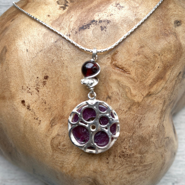 Ruby and Garnet necklace