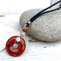 Selection of small Spiral rock pendants pendants