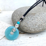 Selection of small Spiral rock pendants pendants