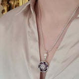 Tiny silver Venus necklaces
