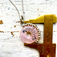 Small Silver wire wrapped necklaces